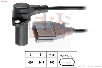 Sensor, crankshaft pulse EPS 1.953.383
