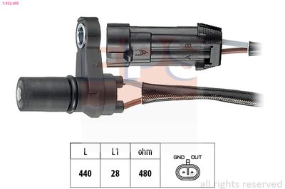Sensor, RPM EPS 1.953.495