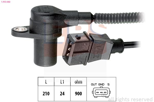 EPS 1.953.562 Sensor, crankshaft pulse