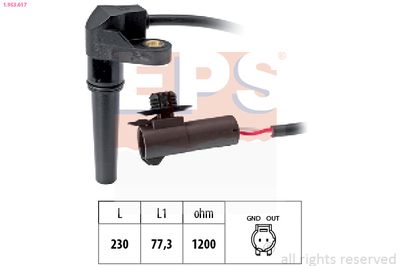 Sensor, RPM EPS 1.953.617