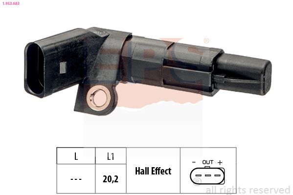 EPS 1.953.683 Sensor, crankshaft pulse