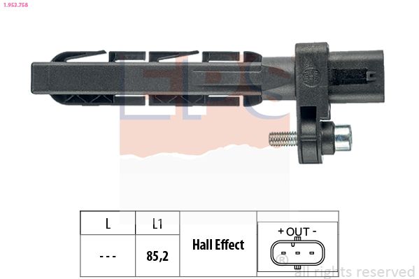 EPS 1.953.758 Sensor, crankshaft pulse
