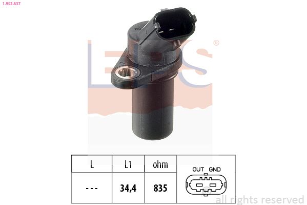 EPS 1.953.837 Sensor, crankshaft pulse