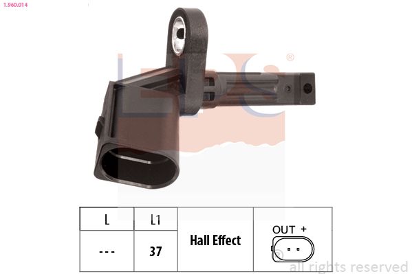 EPS 1.960.014 Sensor, wheel speed