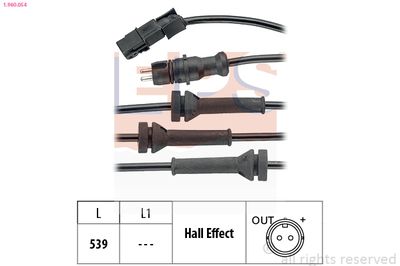 Sensor, wheel speed EPS 1.960.054