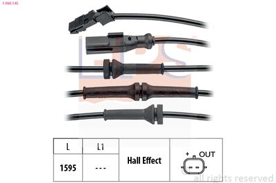 Sensor, wheel speed EPS 1.960.145