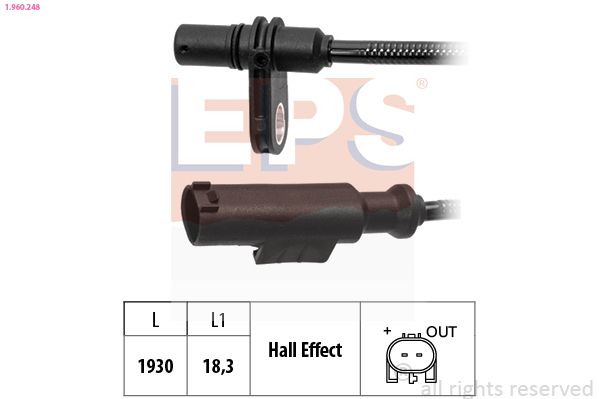 EPS 1.960.248 Sensor, wheel speed