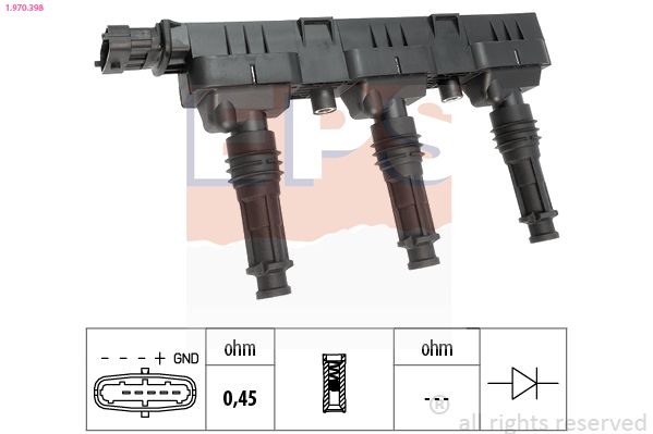 EPS 1.970.398 Ignition Coil