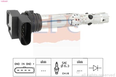 Ignition Coil EPS 1.970.431