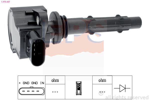 EPS 1.970.487 Ignition Coil