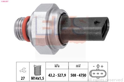 Sensor, exhaust pressure EPS 1.980.007