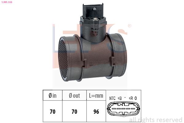 EPS 1.991.155 Mass Air Flow Sensor