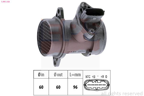 EPS 1.991.158 Mass Air Flow Sensor
