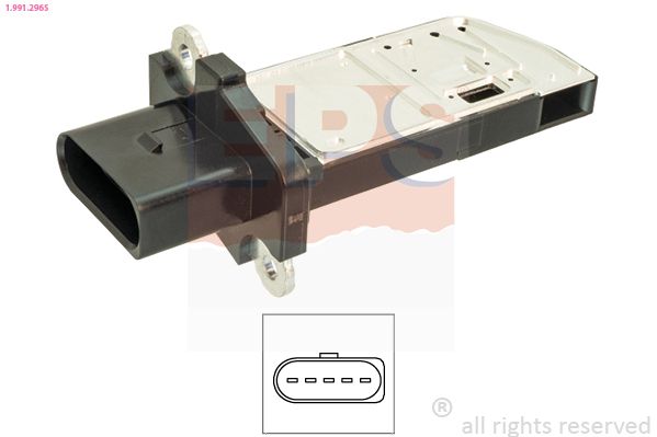 EPS 1.991.296S Mass Air Flow Sensor