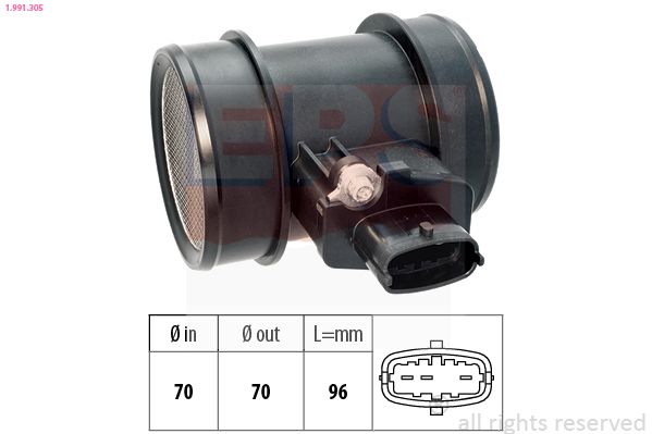 EPS 1.991.305 Mass Air Flow Sensor