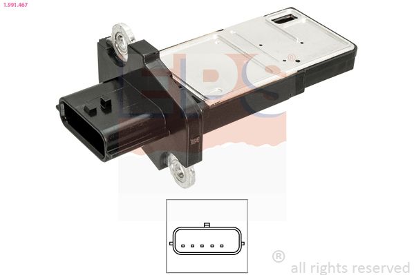 EPS 1.991.467 Mass Air Flow Sensor