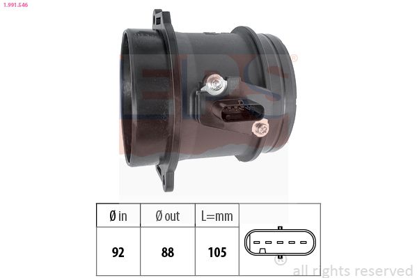 EPS 1.991.546 Mass Air Flow Sensor