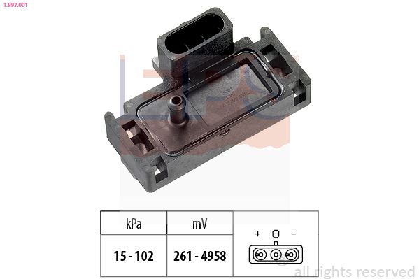 EPS 1.993.001 Air Pressure Sensor, altitude adaption