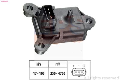 Air Pressure Sensor, altitude adaption EPS 1.993.003