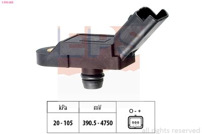 Air Pressure Sensor, altitude adaption EPS 1.993.005