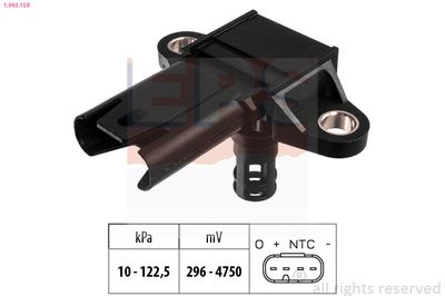 Air Pressure Sensor, altitude adaption EPS 1.993.159