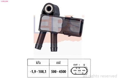 Air Pressure Sensor, altitude adaption EPS 1.993.294