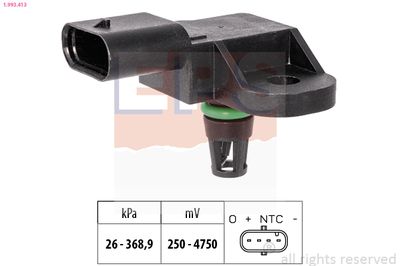 Air Pressure Sensor, altitude adaption EPS 1.993.413
