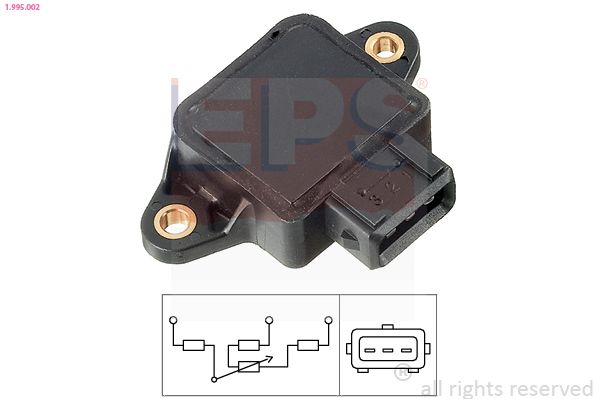 EPS 1.995.002 Sensor, throttle position