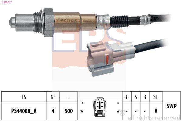 EPS 1.998.316 Lambda Sensor
