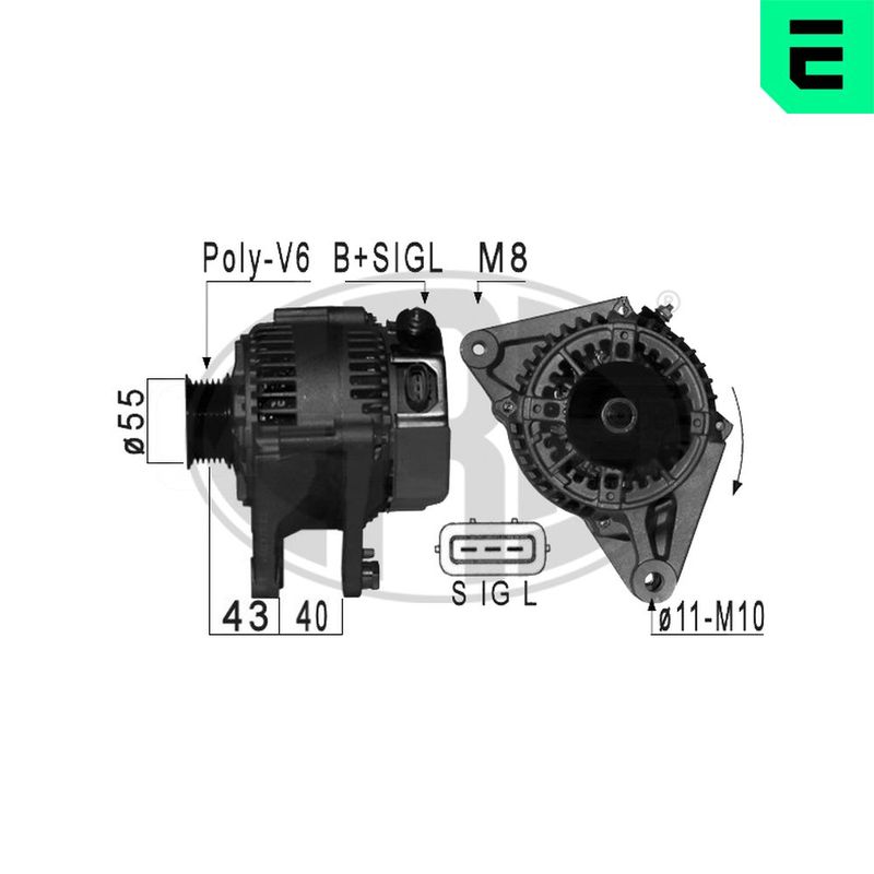 ERA 209003A Alternator
