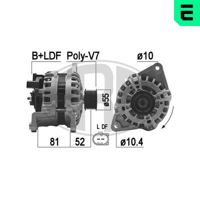 Alternator ERA 209478A