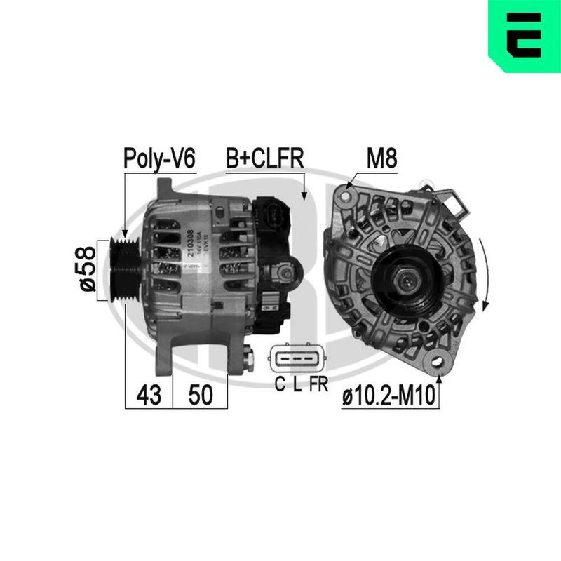 ERA 210308 Alternator