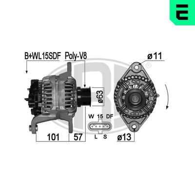 Alternator ERA 210966