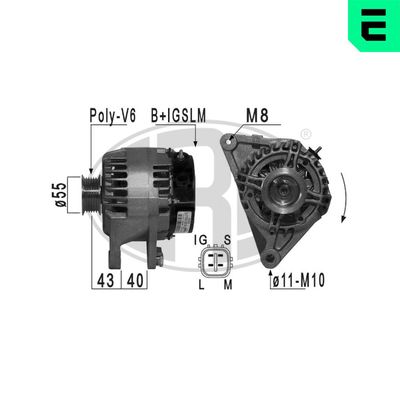 Alternator ERA 210980