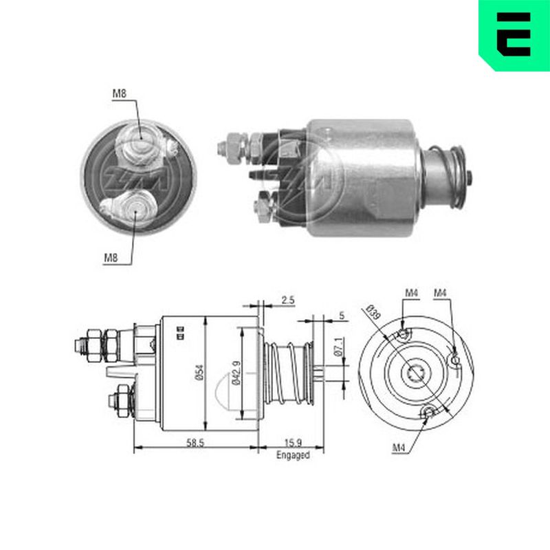ERA 227059 Solenoid Switch, starter