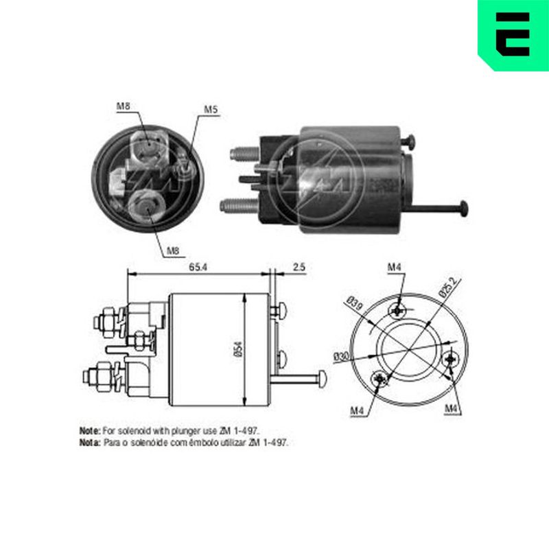 ERA 227392 Solenoid Switch, starter