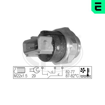 Temperature Switch, radiator fan ERA 330215