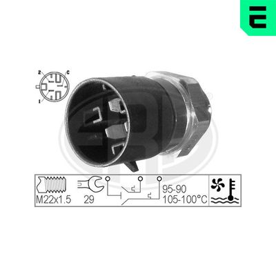 Temperature Switch, radiator fan ERA 330217