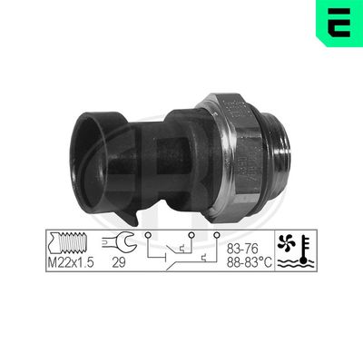 Temperature Switch, radiator fan ERA 330221