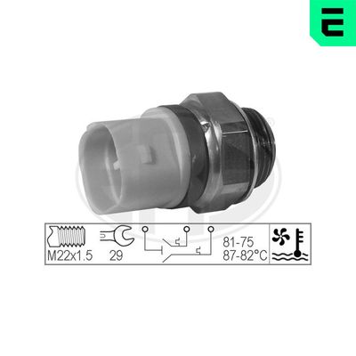 Temperature Switch, radiator fan ERA 330222