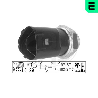 Temperature Switch, radiator fan ERA 330230