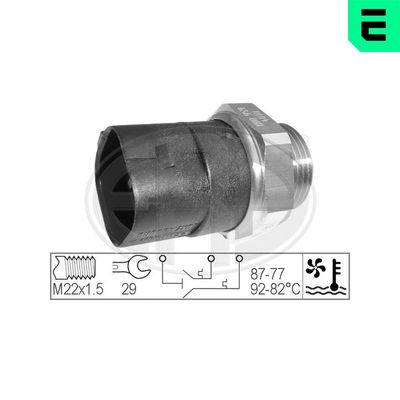 Temperature Switch, radiator fan ERA 330283