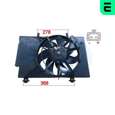 Fan, engine cooling ERA 352008