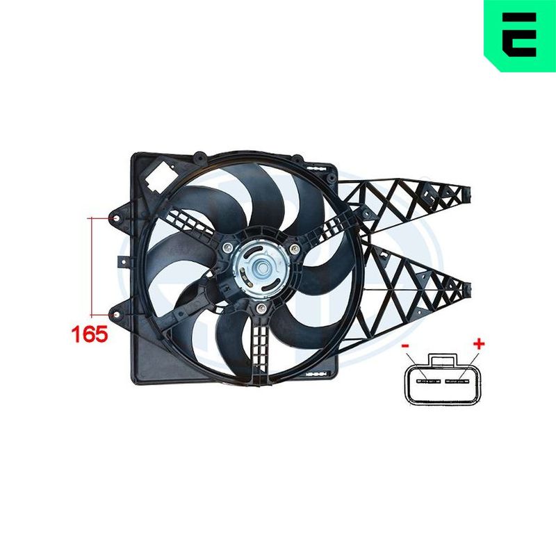 ERA 352054 Fan, engine cooling
