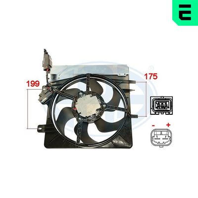 Fan, engine cooling ERA 352055
