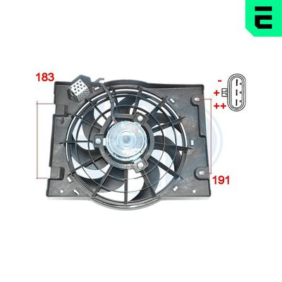 Fan, engine cooling ERA 352066