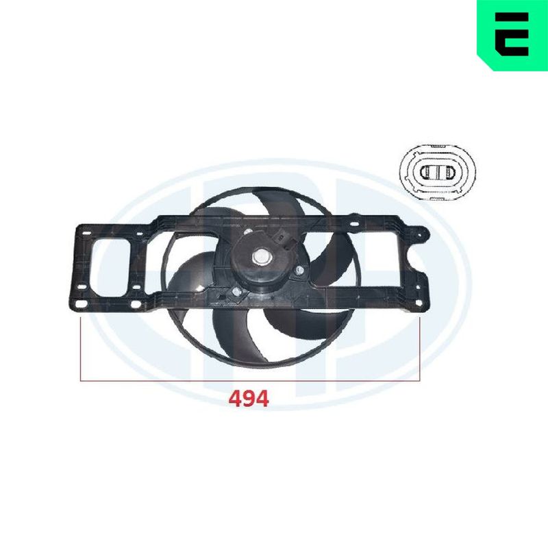 ERA 352102 Fan, engine cooling