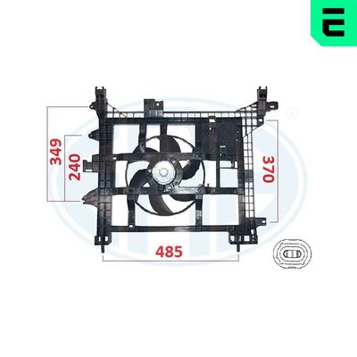 Fan, engine cooling ERA 352104