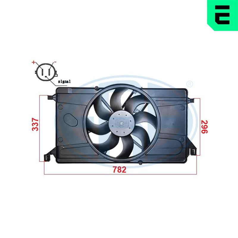 ERA 352140 Fan, engine cooling