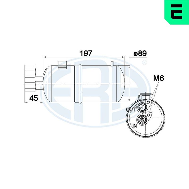 ERA 668006 Dryer, air conditioning